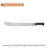 Machete estándar 22' cacha negra inyectada, TRUPER