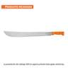 Machete estándar 22' cacha naranja remachada, TRUPER