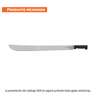 Machete estándar 26' cacha negra inyectada, TRUPER