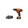 Taladro/destornillador 3/8', 12V, 1 batería 2Ah, PRO