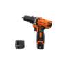 Taladro/destornillador compacto 3/8', 12V, 1 bat 2Ah, PRO
