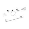Juego de 6 accesorios para baño acabado cromo, FOSET TÚBIG