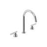 Mezcladora p/lavabo,taladros separados,palanca, cromo, TÚBIG
