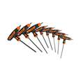Juego de 8 llaves torx extralargas con mango T, TRUPER
