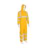 Conjunto impermeable doble capa amarillo con reflejante, CH