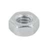 Bolsa con 250 tuercas 1/4' hexagonales de acero galvanizado