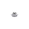 Bolsa con 100 tuercas flange, 1/4', acero galvanizado, FIERO