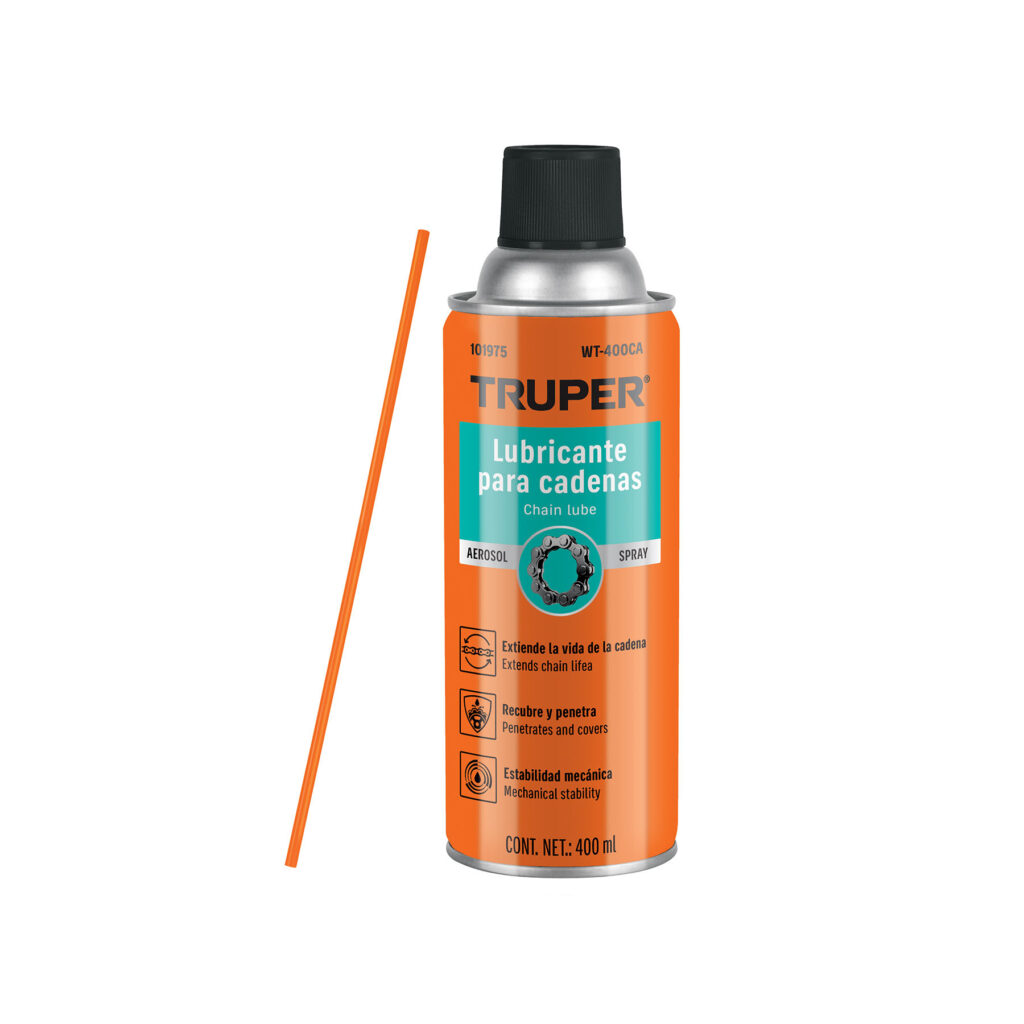 Lubricante de cadenas en aerosol 400 ml, TRUPER